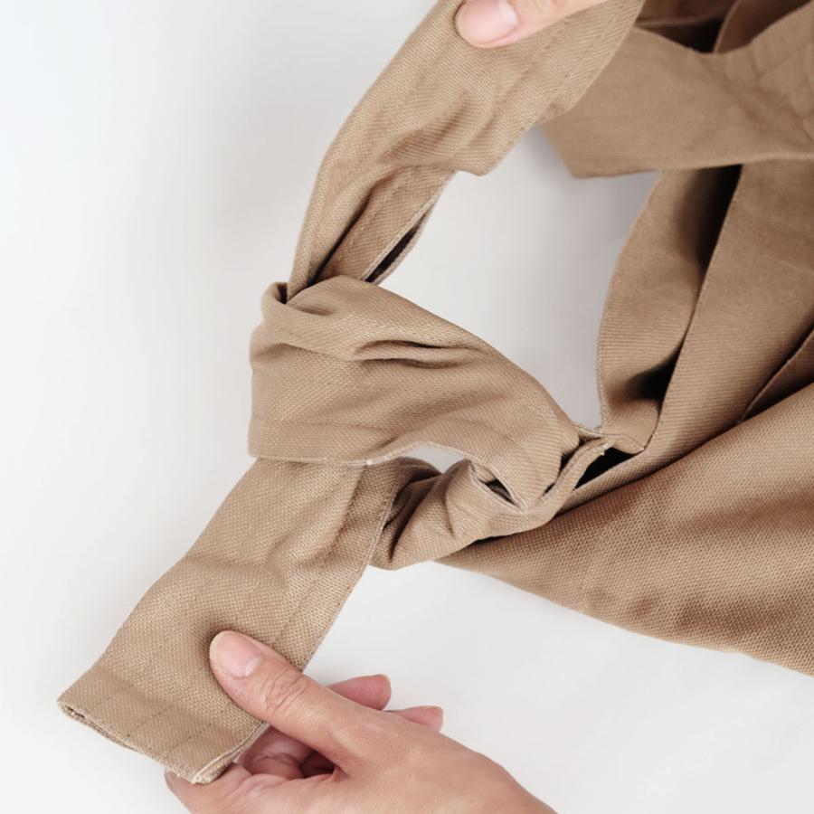 シサム工房　EMOCキャンパスショルダーバッグ(ネイビー　カーキ）（フェアトレード商品）オーガニックコットン100% | シサム工房 | 02