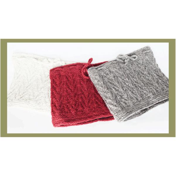 シサム工房 サナ・ハスタカラ　コモレビ2wayネックウォーマー（ホワイト　レッド　グレー）帽子にもなる！！（フェアトレード商品）メール便対応商品 | シサム工房 | 05