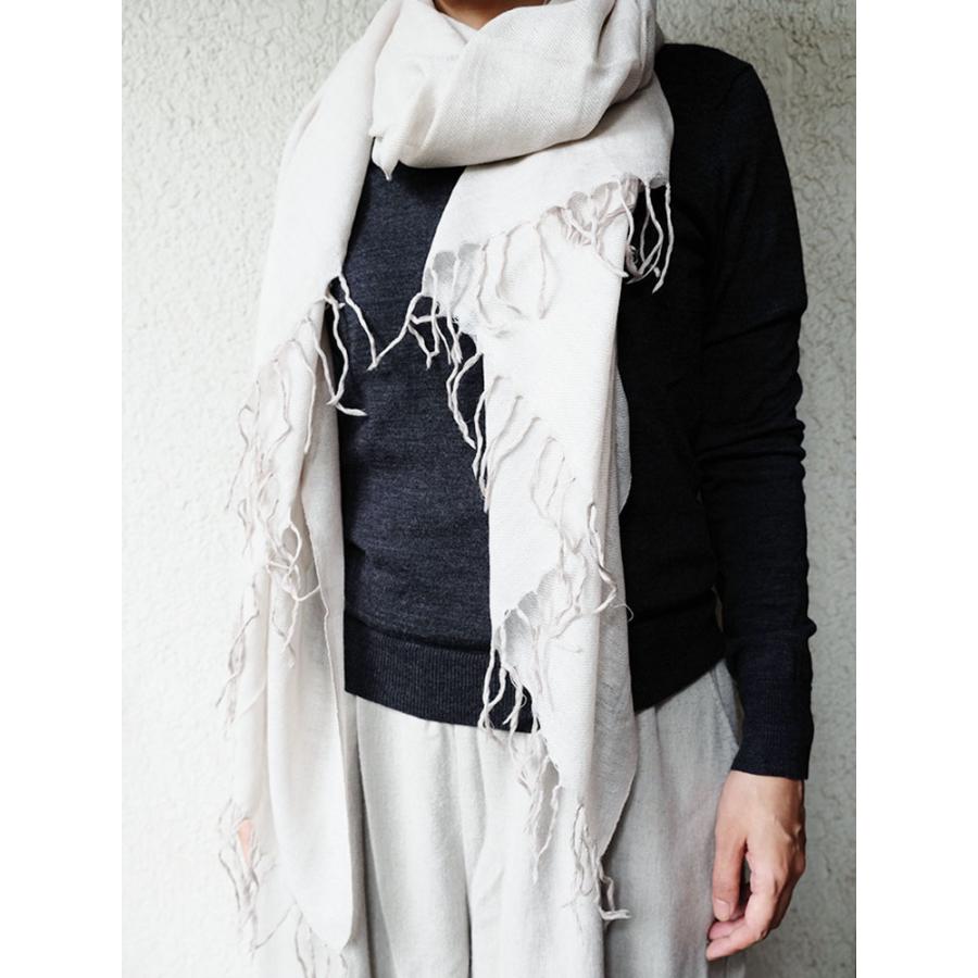 シサム工房　手織りソフトウールストール（ブルー　レッド　ライトグレー）（フェアトレード商品） | シサム工房 | 06