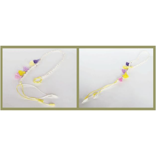 紅女　joncher　ポンポンタッセルラリエット（ホワイト） |  | 06