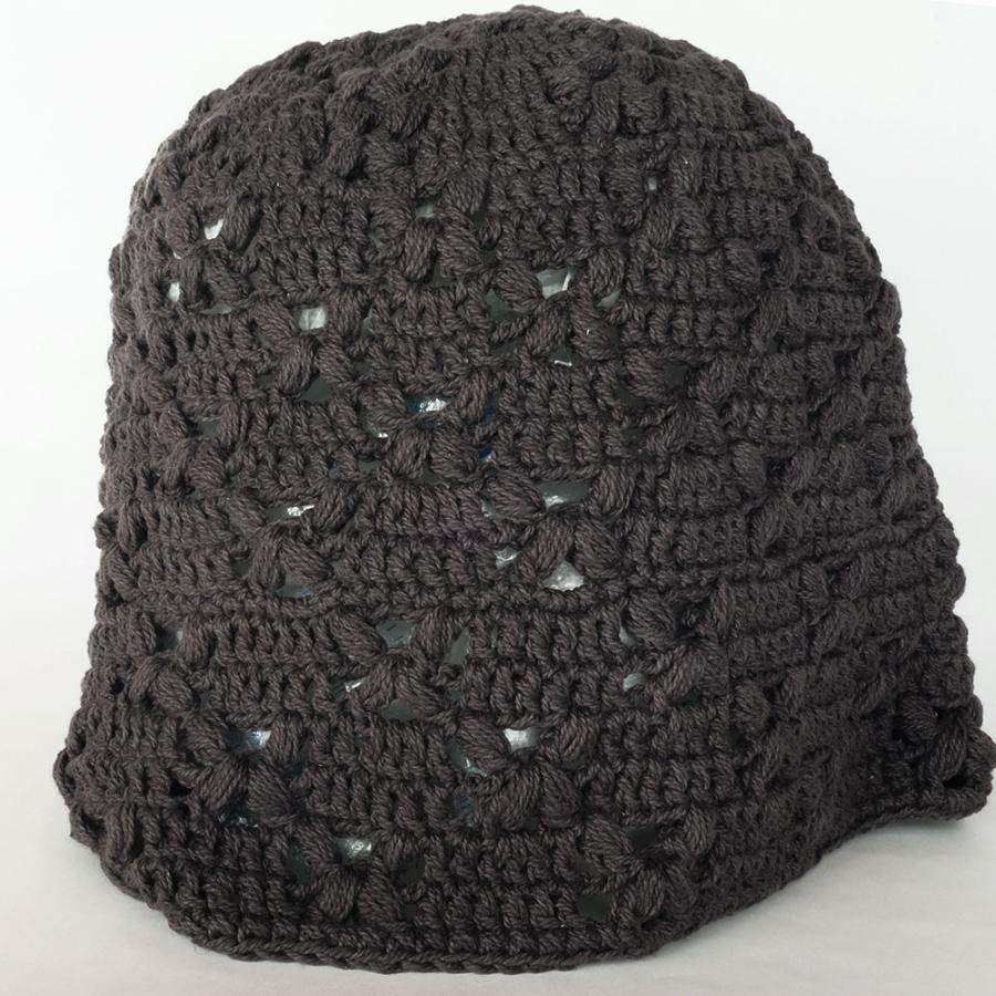 サナ・ハスタカラ　フラワーキャップ（ホワイト　ダークグレー）（フェアトレード商品）メール便対応商品 | シサム工房 | 02