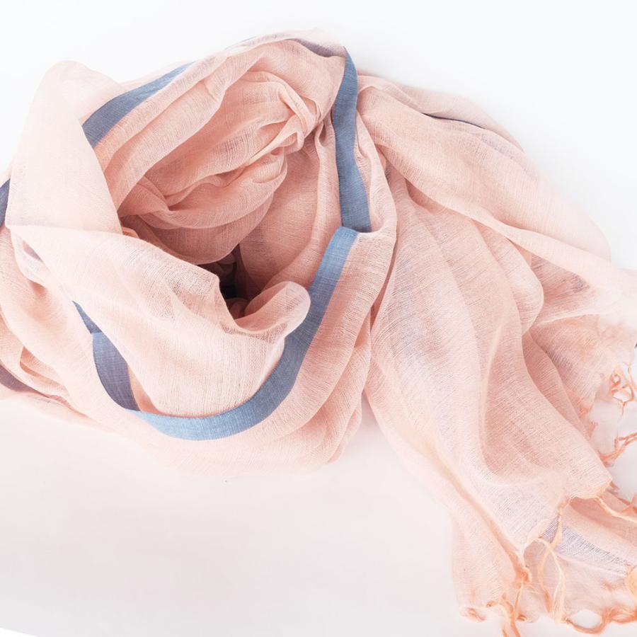 シサム工房・サシャ　オーガニックフワリストール（ピンク　ライトグレー　ブルー）（フェアトレード商品）メール便対象商品 | シサム工房 | 01