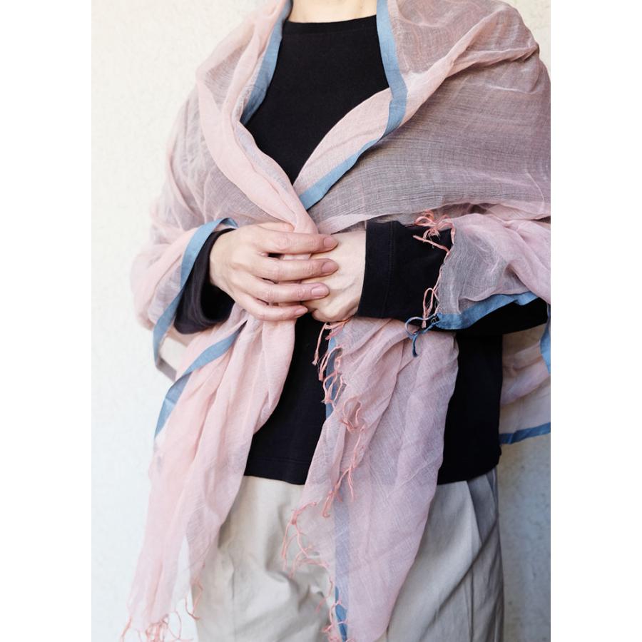 シサム工房・サシャ　オーガニックフワリストール（ピンク　ライトグレー　ブルー）（フェアトレード商品）メール便対象商品 | シサム工房 | 04