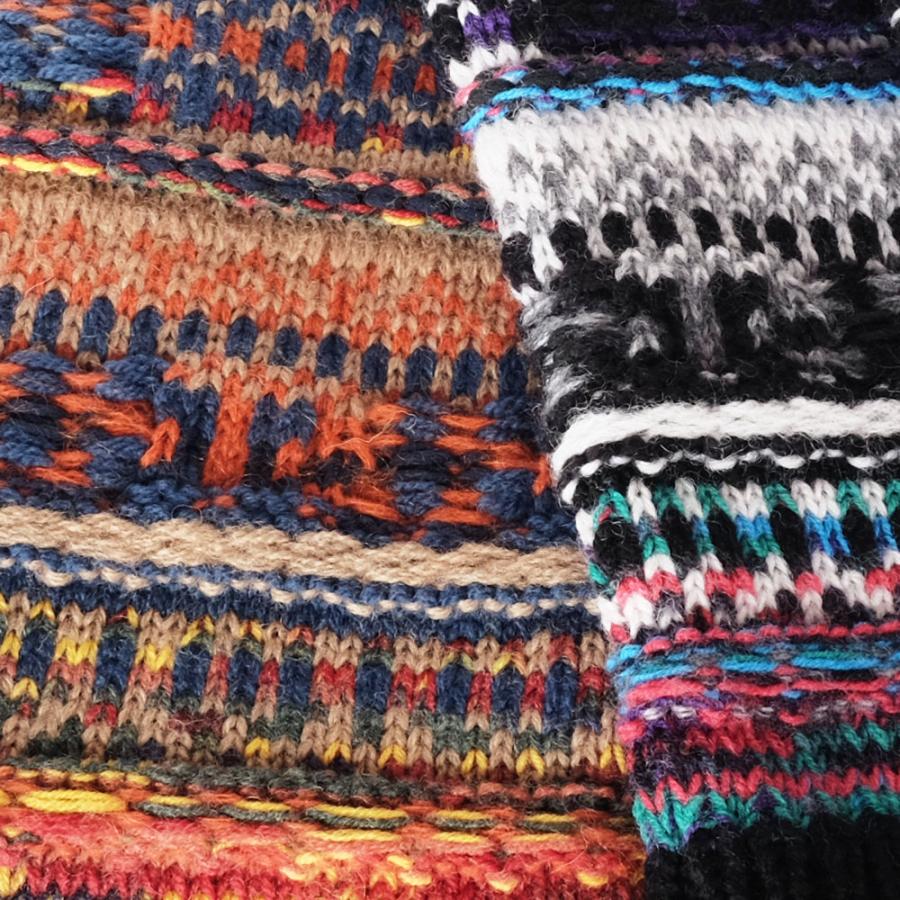 【SALE 再値下げ】Ｍ．＆ＫＹＯＫＯ　カラフルレッグウォーマー ＜メーカー希望小売価格16500円＞ テキスタイルの変化がつまったふわもこレッグウォーマー | M.&KYOKO | 03