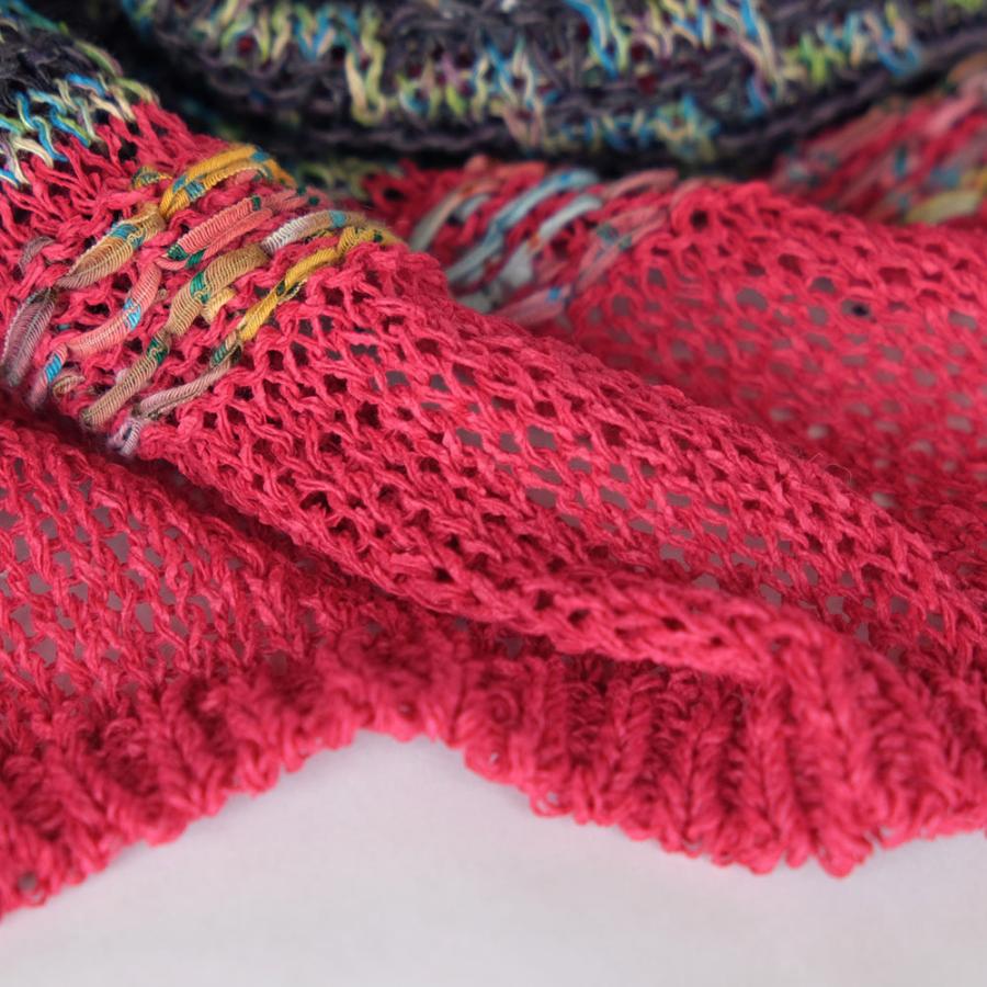 【SALE 再値下げ】Ｍ．＆ＫＹＯＫＯ　ファンシーニット3WAY春夏ストール ＜メーカー希望小売価格19800円＞ シャリシャリ素材のざっくり編み！ | M.&KYOKO | 06