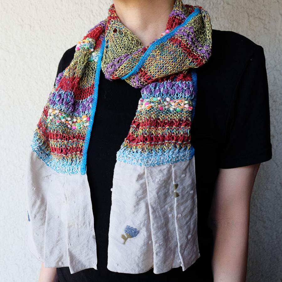 【SALE 再値下げ】Ｍ．＆ＫＹＯＫＯ　ファンシーレース春夏マフラー＜メーカー希望小売価格19800円＞  サラサラの肌触り！ | M.&KYOKO | 03