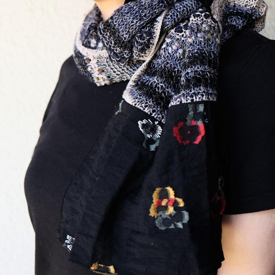 【SALE 再値下げ】Ｍ．＆ＫＹＯＫＯ　ファンシーレース春夏マフラー＜メーカー希望小売価格19800円＞  サラサラの肌触り！ | M.&KYOKO | 04