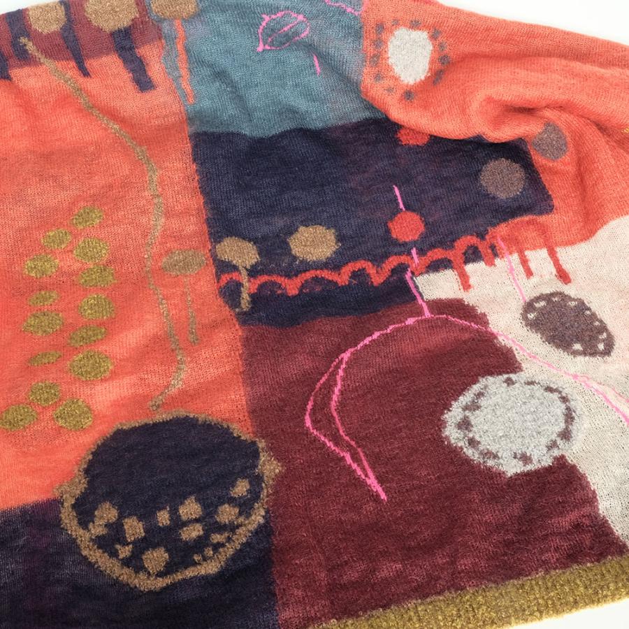 【SALE】Ｍ．＆ＫＹＯＫＯ　夢の風景シアーショール ＜メーカー希望小売価格28600円＞ふんわり軽やかな大判ストール | M.&KYOKO | 02