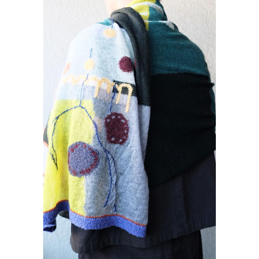 【SALE】Ｍ．＆ＫＹＯＫＯ　夢の風景シアーショール ＜メーカー希望小売価格28600円＞ふんわり軽やかな大判ストール | M.&KYOKO | 03