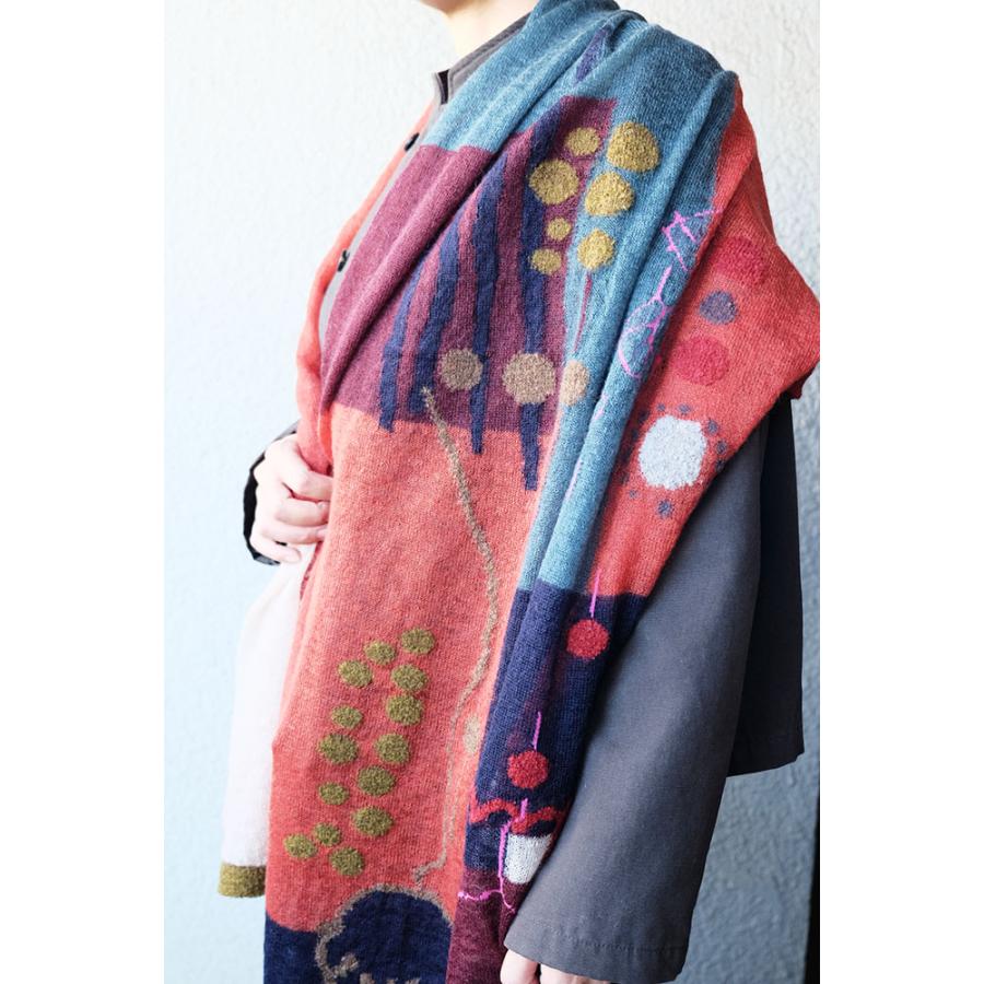 【SALE】Ｍ．＆ＫＹＯＫＯ　夢の風景シアーショール ＜メーカー希望小売価格28600円＞ふんわり軽やかな大判ストール | M.&KYOKO | 04