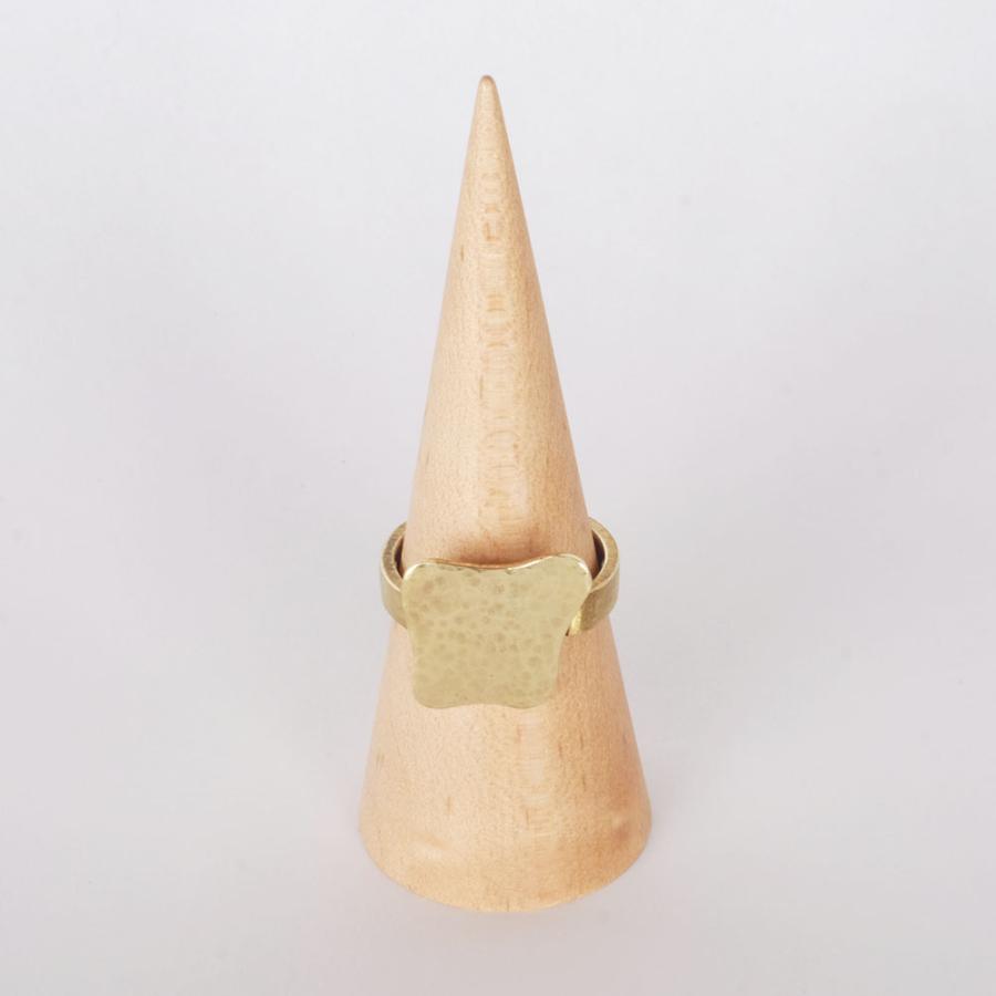 紅女　真鍮フリーサイズリング（槌目仕上げ） |  | 01