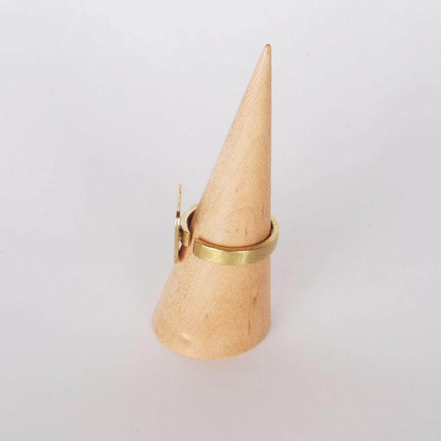 紅女　真鍮フリーサイズリング（槌目仕上げ） |  | 02