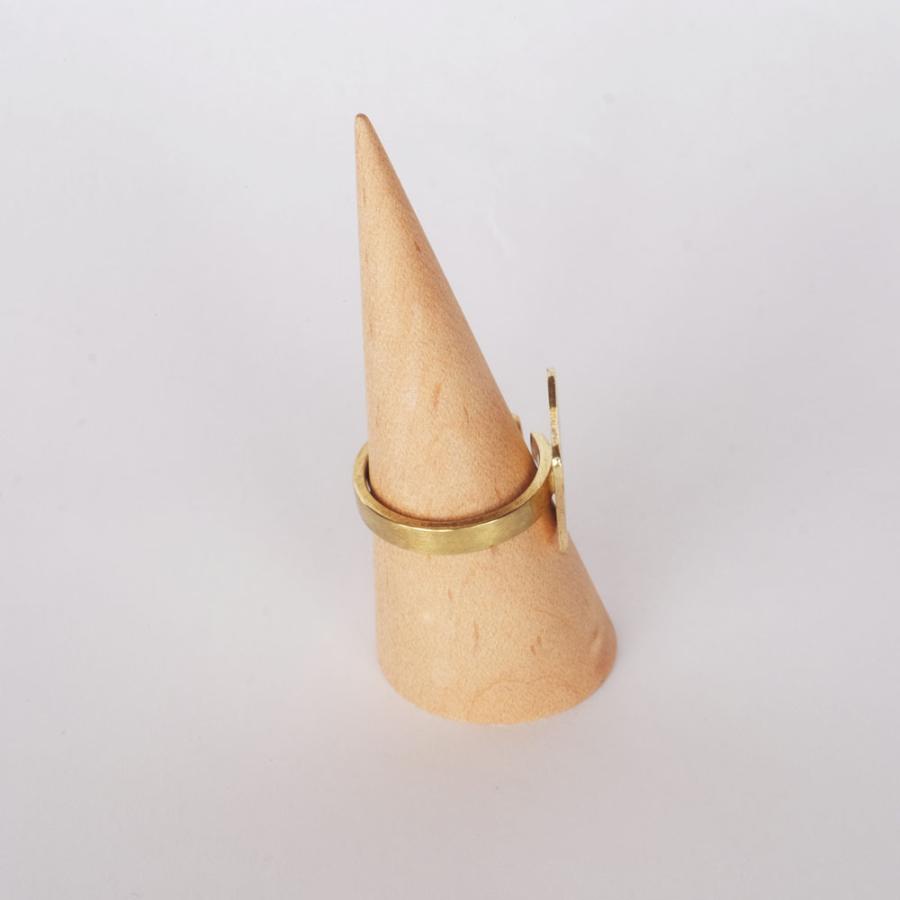 紅女　真鍮フリーサイズリング（槌目仕上げ） |  | 03