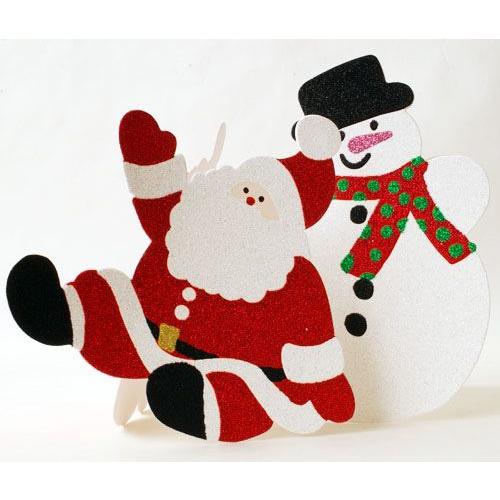 グリッタークリスマスカード（サンタ　雪だるま） |  | 05