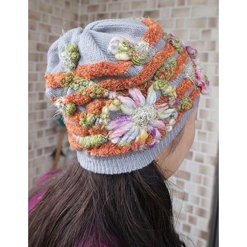 Ｍ．＆ＫＹＯＫＯ　刺繍ニット帽　お花モチーフがアクセントのワッチタイプ |  | 04