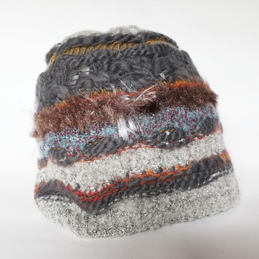 Ｍ．＆ＫＹＯＫＯ　カラフルニット帽　ふわもこ手触り！変化のあるテキスタイルがかわいいワッチタイプ | M.&KYOKO | 01