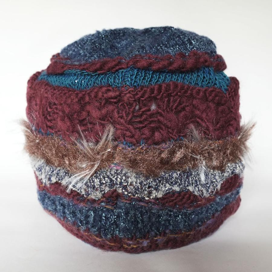 Ｍ．＆ＫＹＯＫＯ　カラフルニット帽　ふわもこ手触り！変化のあるテキスタイルがかわいいワッチタイプ | M.&KYOKO | 02