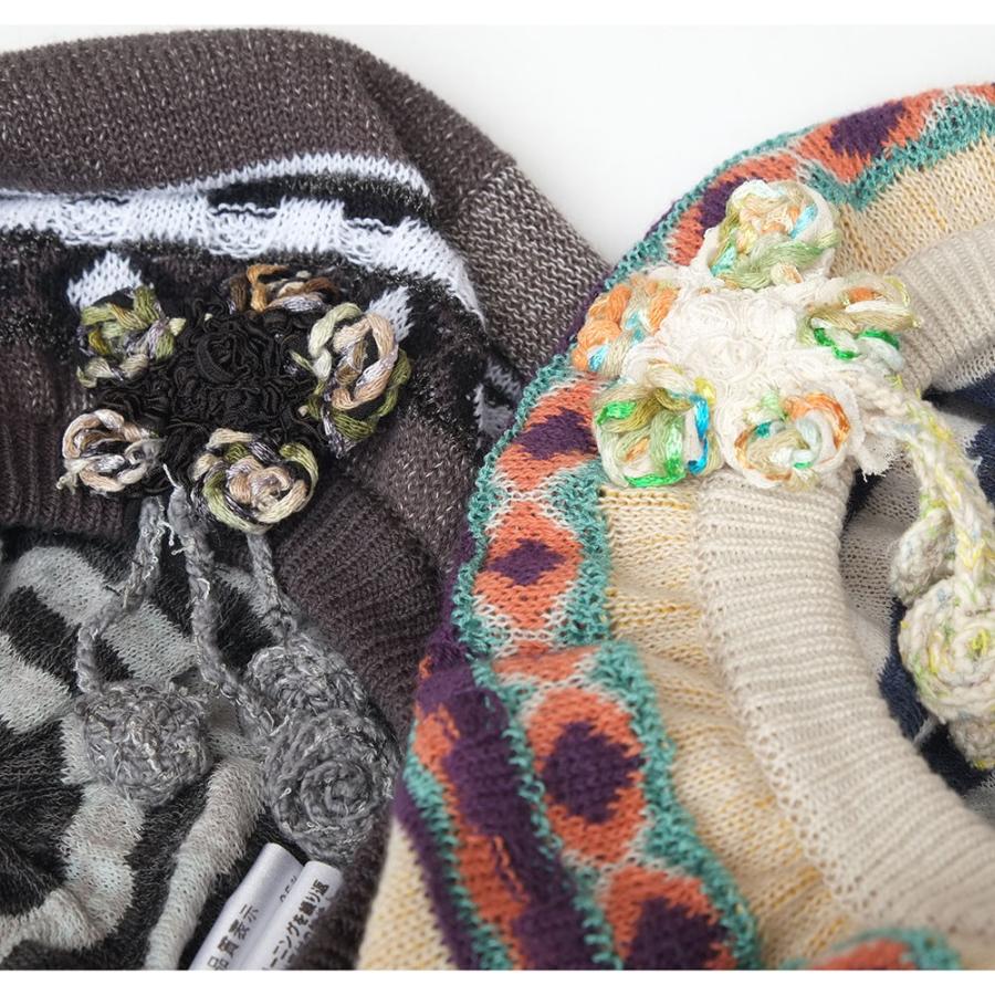 Ｍ．＆ＫＹＯＫＯ　リバーシブルニットベレー帽（オレンジ　ブラック）　コットンベースのさらふわ素材 | M.&KYOKO | 05