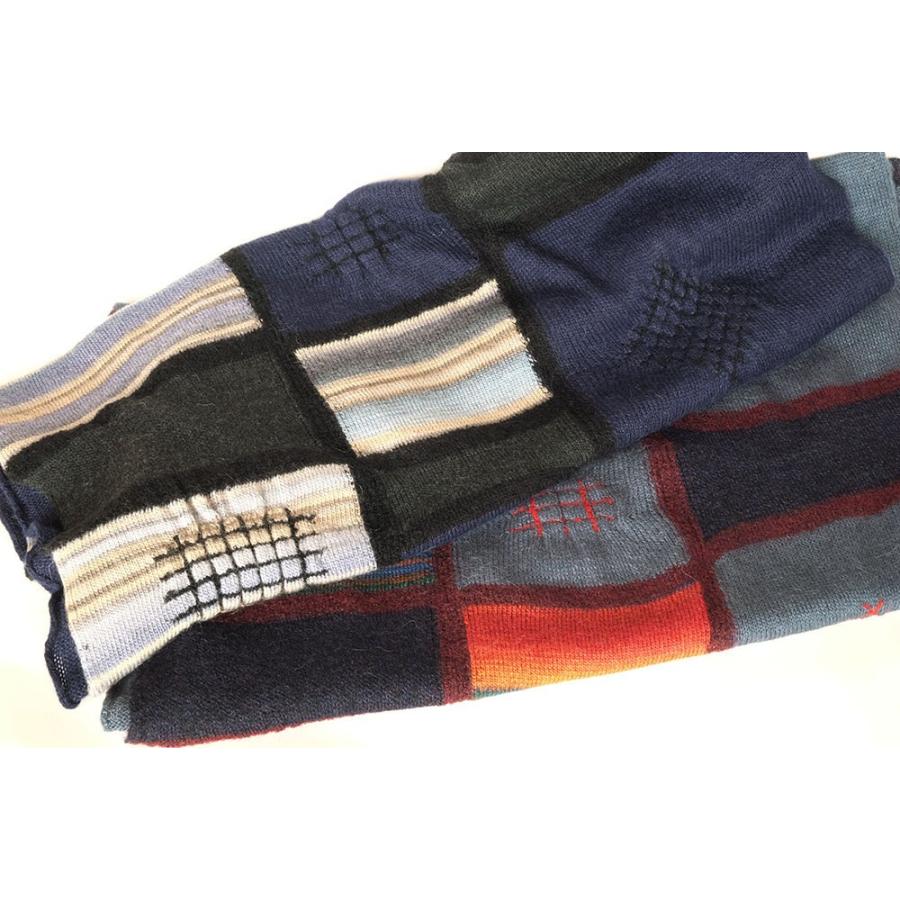 【SALE 再値下げ】Ｍ．＆ＫＹＯＫＯ　カラフルボーダーストール さりげないポイントが効いてます！＜メーカー希望小売価格22000円＞ | M.&KYOKO