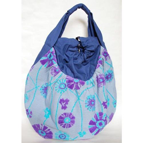 Ｍ．＆ＫＹＯＫＯ　布バッグ　大きめのコロンとしたフォルムがポイント |  | 01