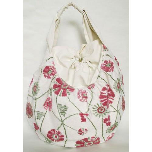 Ｍ．＆ＫＹＯＫＯ　布バッグ　大きめのコロンとしたフォルムがポイント |  | 02