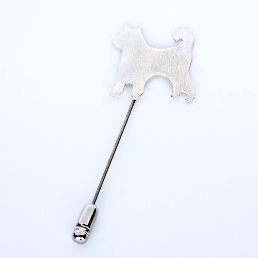 紅女 シルバーハットピン犬 立ち姿 愛嬌のある かわいらしい犬のモチーフ 立ち上がったシルエットをベースとしたデザイン Svbr スイッチバック 通販 Yahoo ショッピング