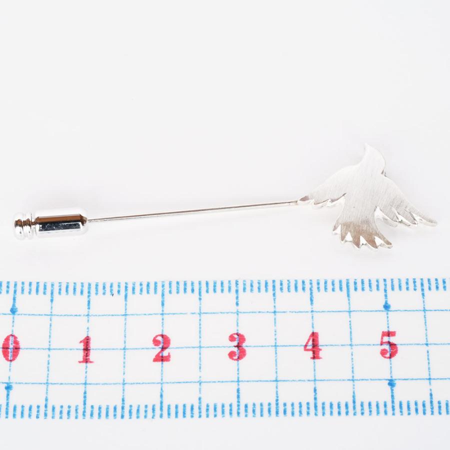 紅女　シルバー鳩ハットピン（Ａ） |  | 01