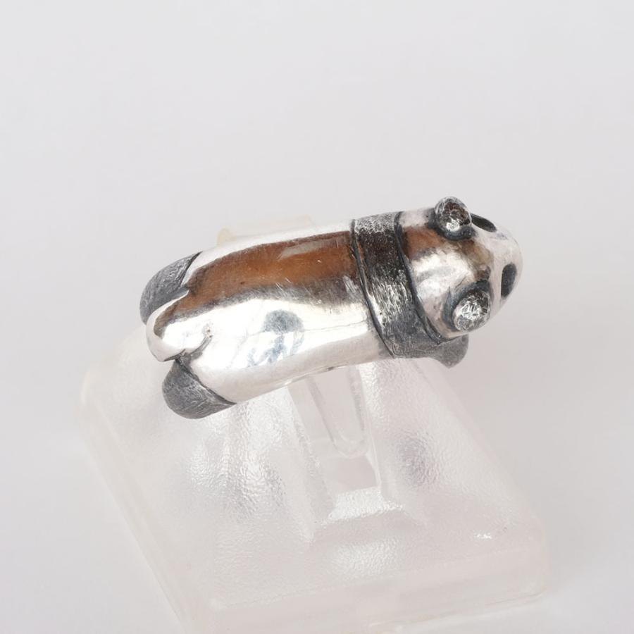 紅女　シルバー脱力パンダイヤーカフ　だらんと力の抜けた子パンダのイヤーカフ |  | 02