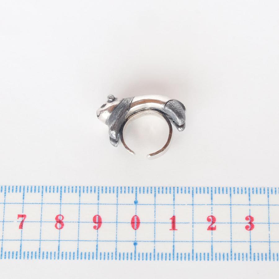 紅女　シルバー脱力パンダイヤーカフ　だらんと力の抜けた子パンダのイヤーカフ |  | 03