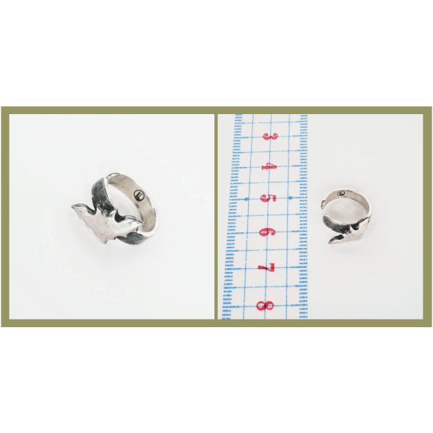 紅女　いぶしシルバーコウモリシングルイヤーカフ |  | 04