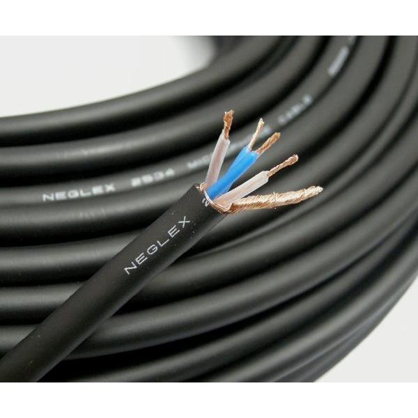 MOGAMI モガミ 2534 マイク、ラインケーブル黒 1m切売り : SWITCH