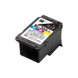 キャノンリサイクルインク エコリカ製 BC-365(ブラック×2個)＋BC-366