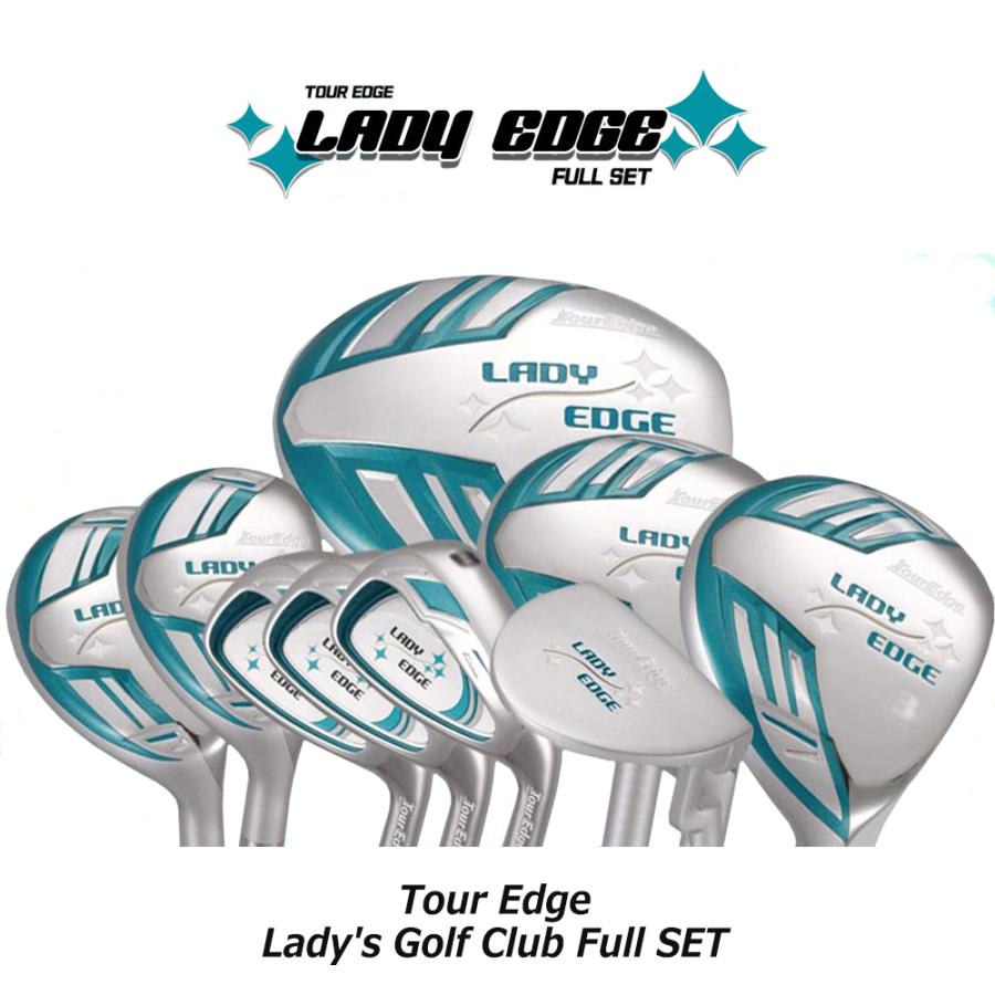Tour edge] lady edge ゴルフクラブ フルーセット 初心者