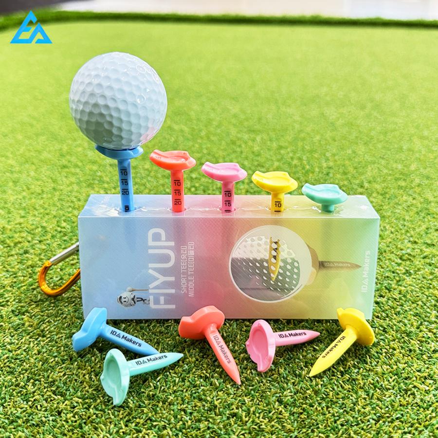 ゴルフ ティー 高弾道 真っすぐ 高スピン ショットティー ミドルティー 飛距離 飛ぶ 重り 人気 壊れにくい [PLYUP] |  | 10