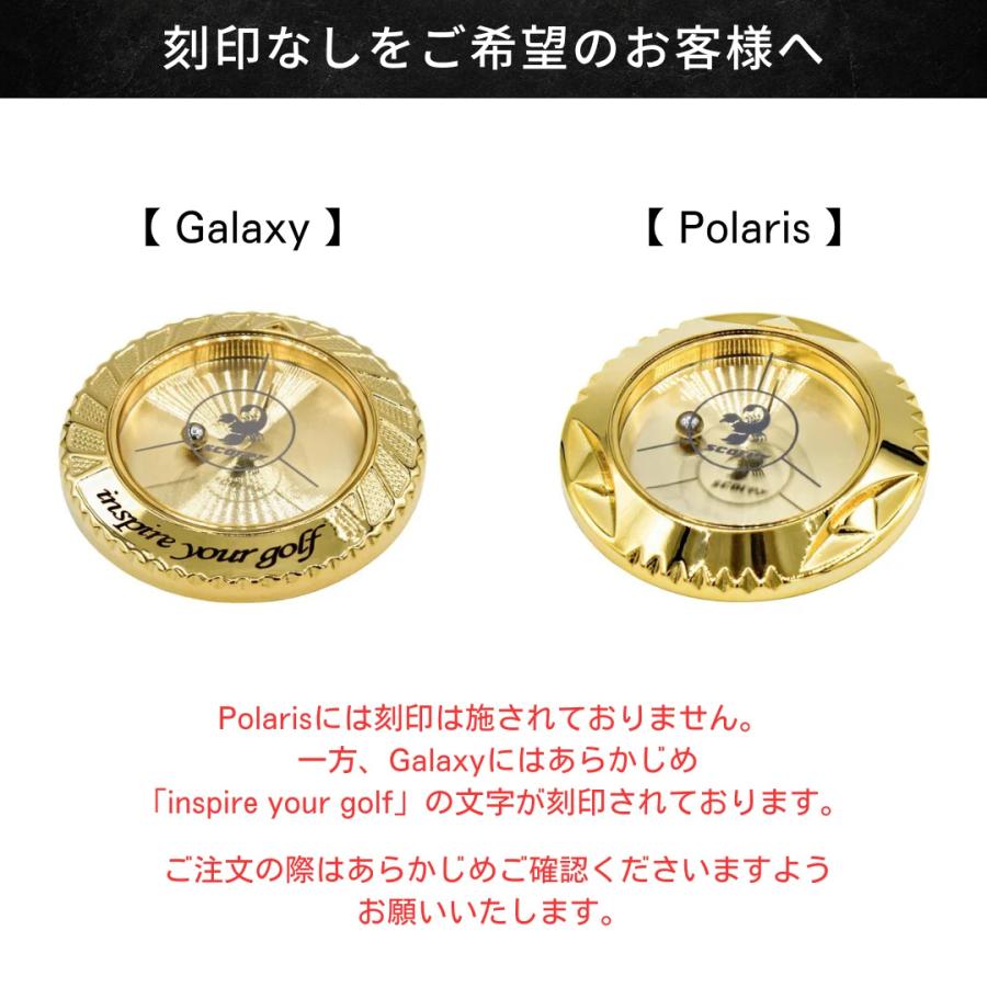 LPGA公式記念品設定／ ゴルフ ボールマーカー 水平器付き ゴールド