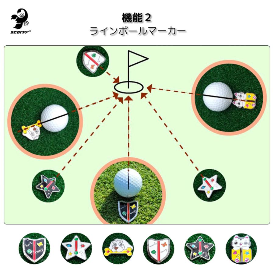 ゴルフ ボールクリーナー グローブホルダー ティーホルダー ボール