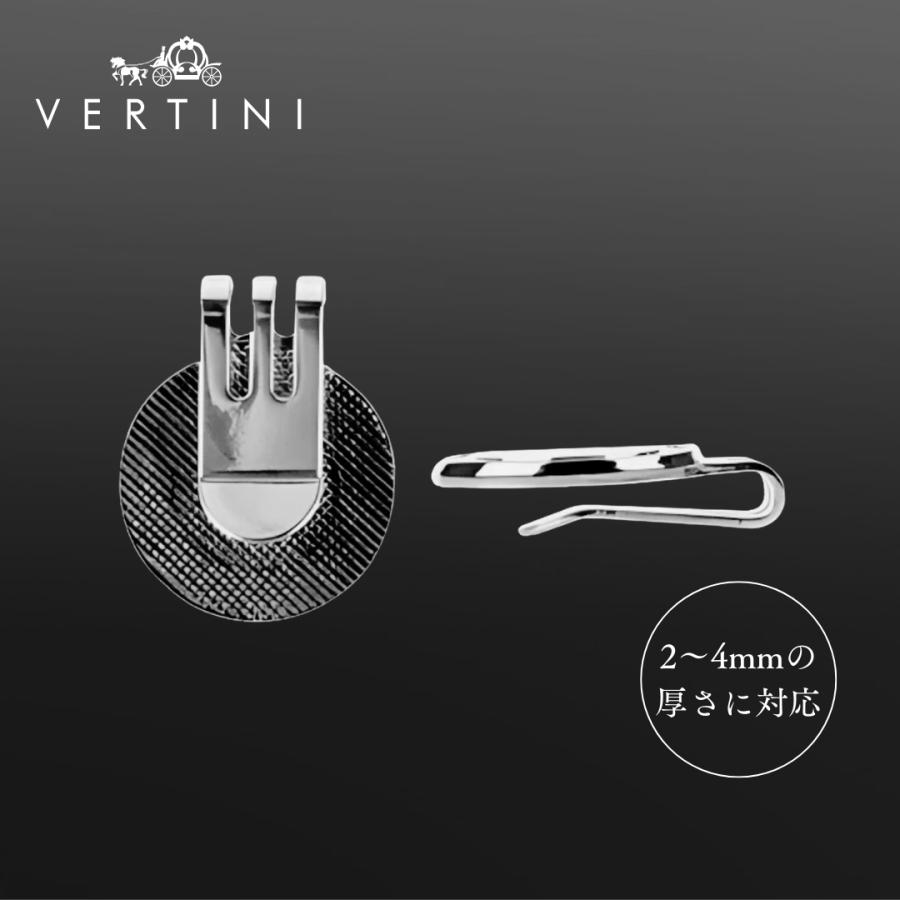 ゴルフマーカー クリップ ベルト 25mm マグネット キャップ (VERTINI