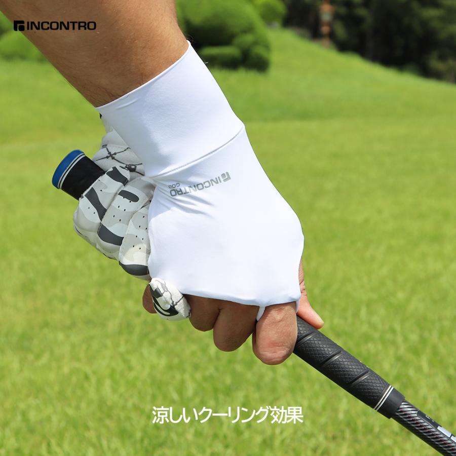 ハンドカバー ゴルフ uv uvカット テニス 手の甲 日焼けカバー ガード