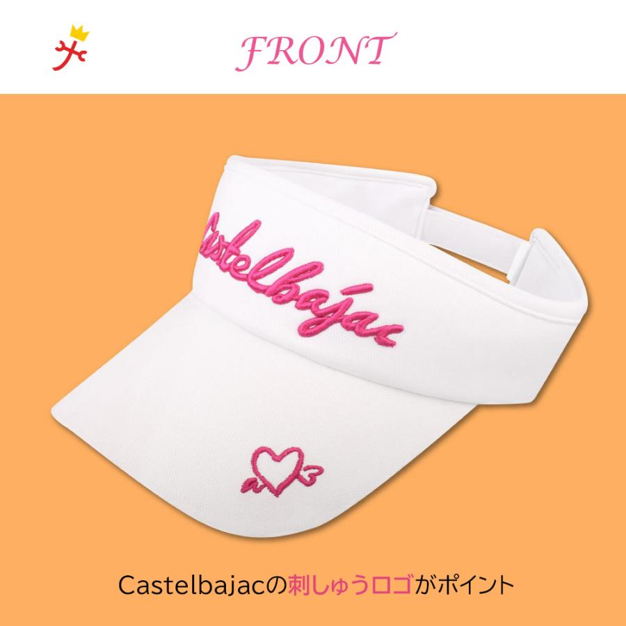 CASTELBAJAC（カステルバジャック） ゴルフ レディース サンバイザー