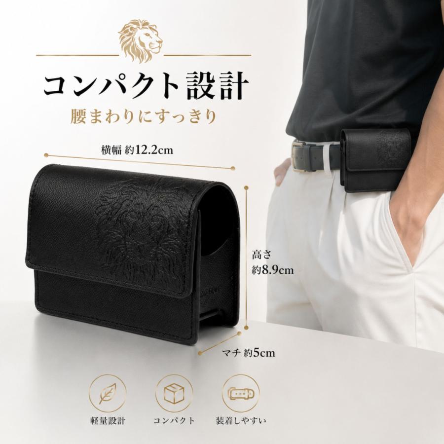 ゴルフ距離計ケース レーザー距離計 ホルダー ベルト通し フック付き