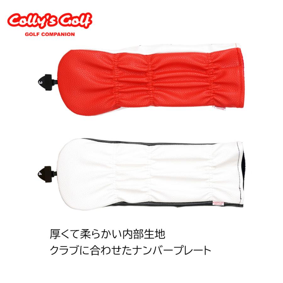 ヘッドカバー ゴルフ ドライバー おしゃれ 動物 キャラクター 白 pu