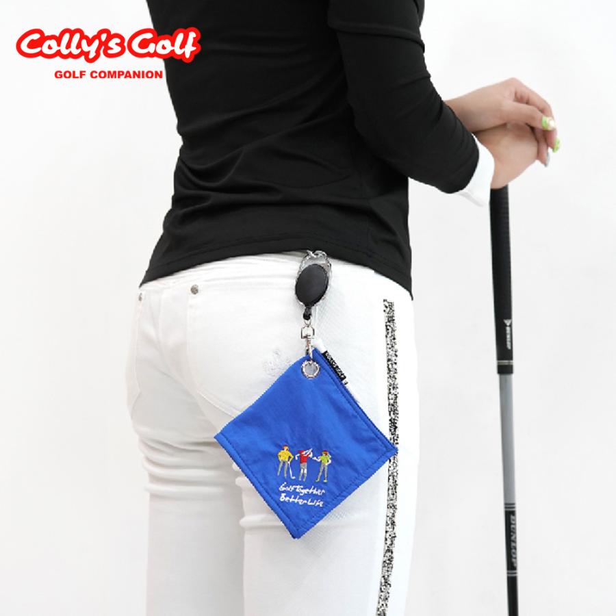 ゴルフ タオル ホルダー フック カラビナ付き ブランド ギフト プレゼント リール付き クリーナータオル 3022a036スマートワイド