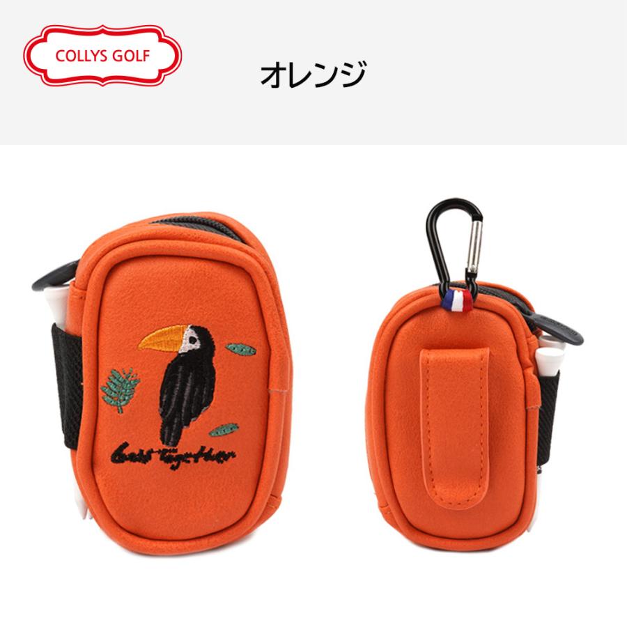 ゴルフ ボールケース 2個 ボールポーチ ボール入れ ボールホルダー