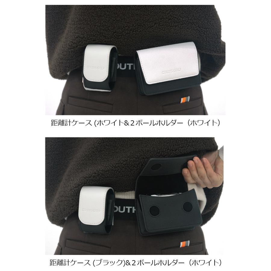 ゴルフ距離計ケース レーザー距離計 ホルダー ベルト通し フック付き