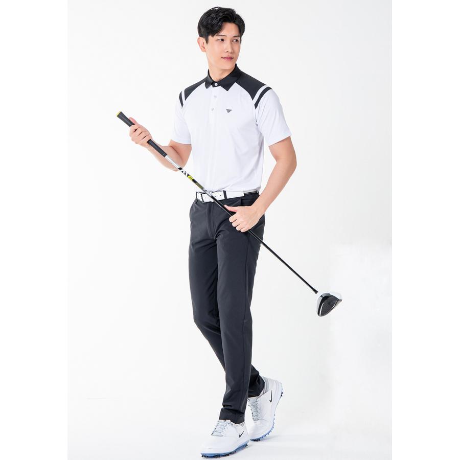 【新品】ドゥーカス メンズゴルフウェア ポロシャツ　オシャレ　golf半袖 ドゥーカス クラシック ポロシャツ メンズ 大人 かっこいい