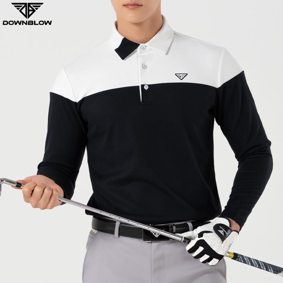 Downblow ゴルフウェア メンズ ポロシャツ 長袖シャツ ダウンブロー 長袖 Mens おしゃれ ゴルフ テニス スポーツウエア トップス 春 秋 冬 ブラック ホワイト Db6102m スマートワイドヤフーショップ 通販 Yahoo ショッピング