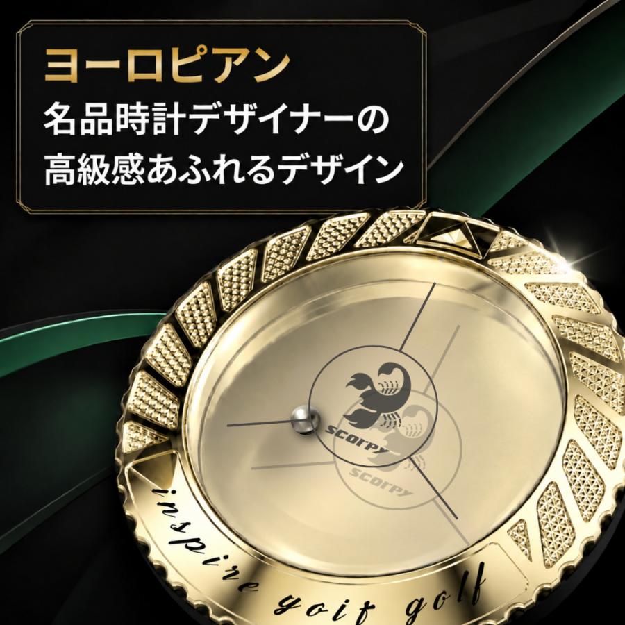 ゴルフマーカー 水平器 アライメント 名前入り 名入れ イニシャル