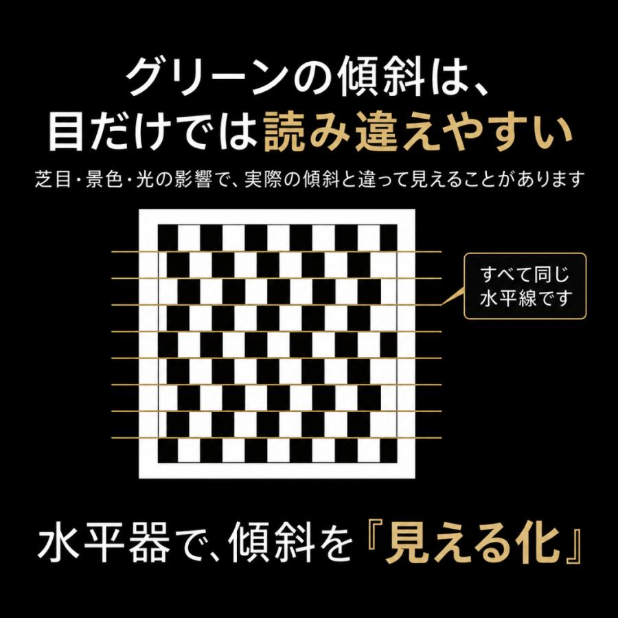 ゴルフマーカー 水平器 アライメント 名前入り 名入れ イニシャル