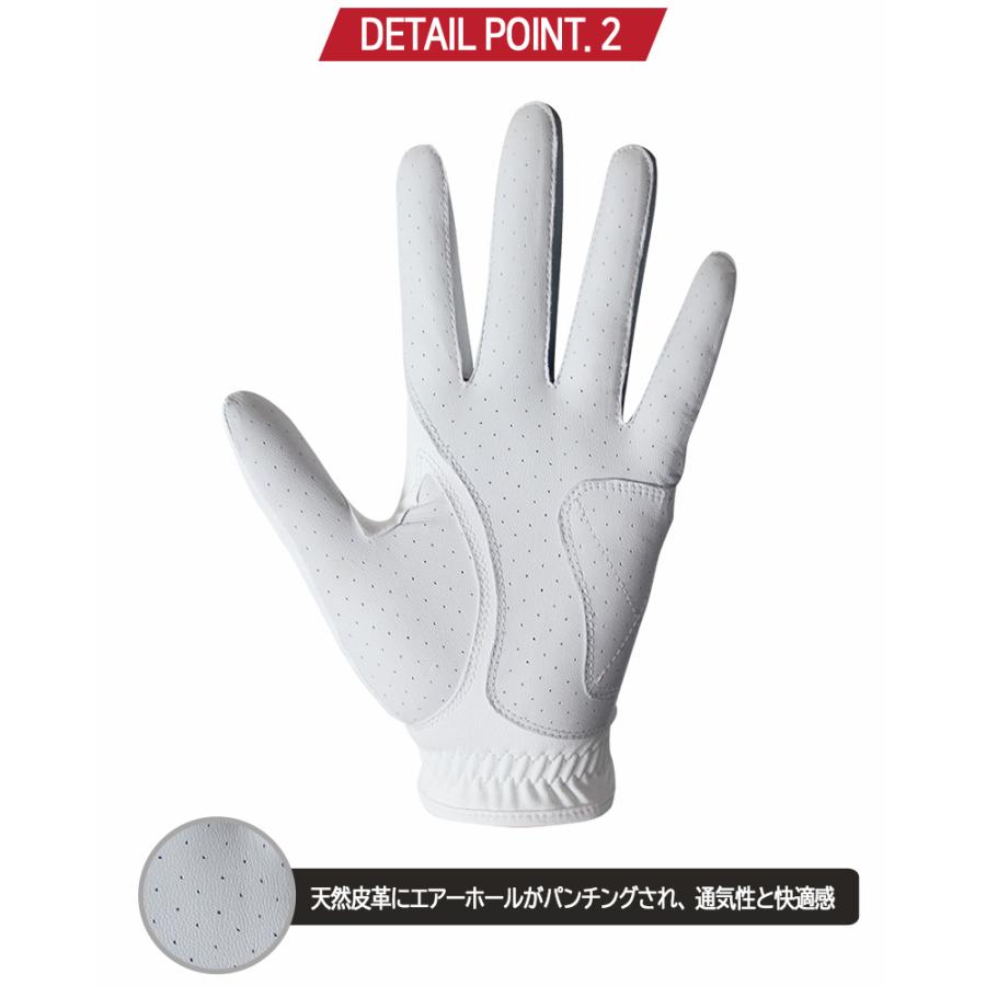 KPGA 公認] GMAX 半皮革 ゴルフグローブ メンズゴルフグローブ メンズ