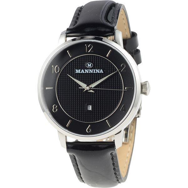上等な MNN001-01 腕時計 MANNINA(マンニーナ) メンズ ブラック 正規輸入品 腕時計